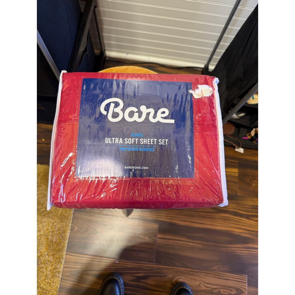 NWOT Unopened BARE Home Ultra Soft Microfiber King Sheet Set